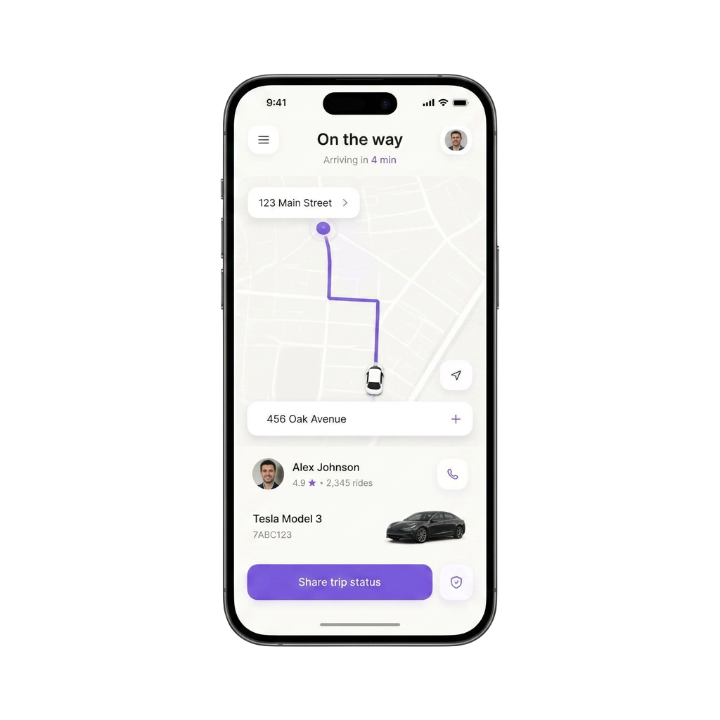 App Vaivem em uso